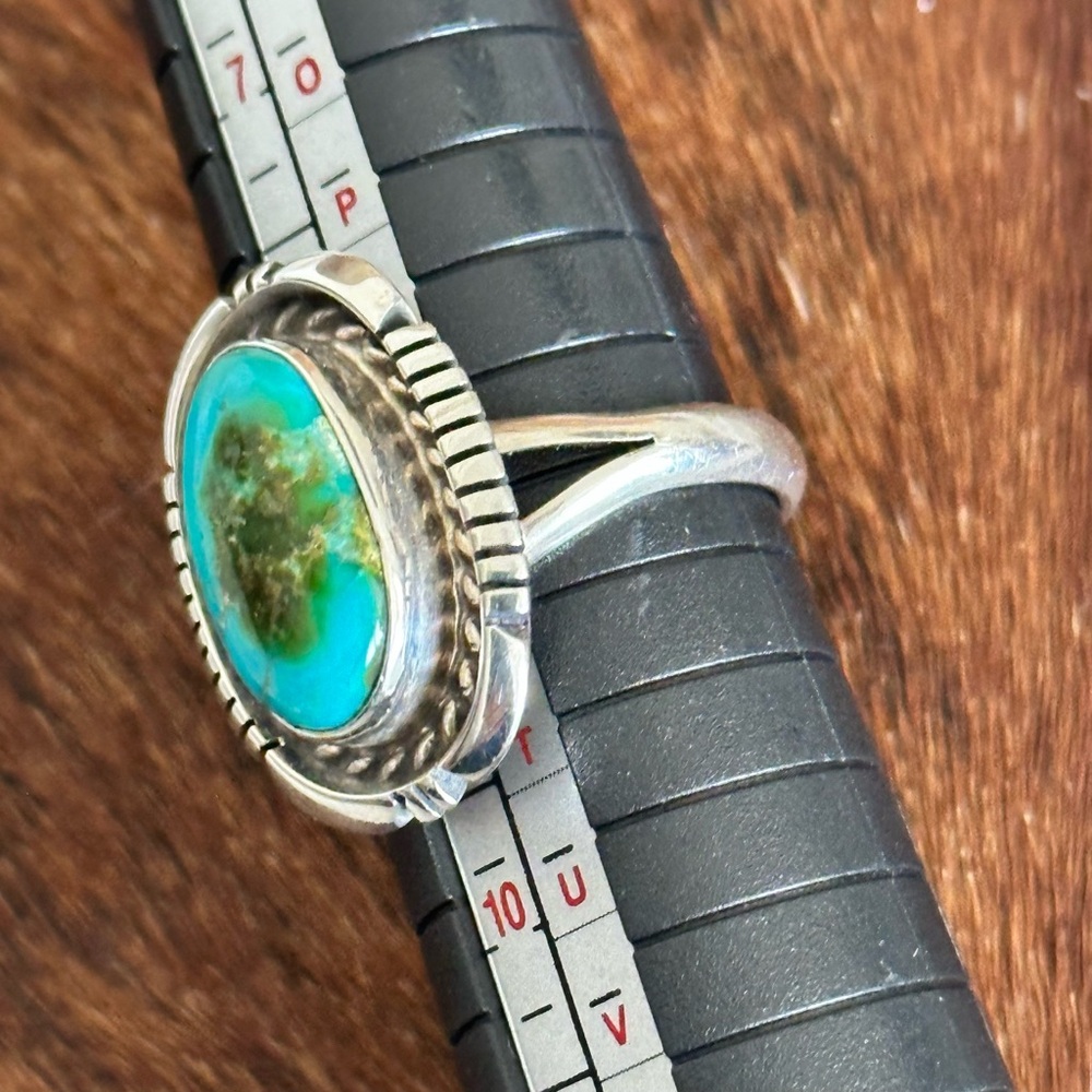 Sterling Silver and Turquoise Native Ring NWOT - Picture 8 of 15